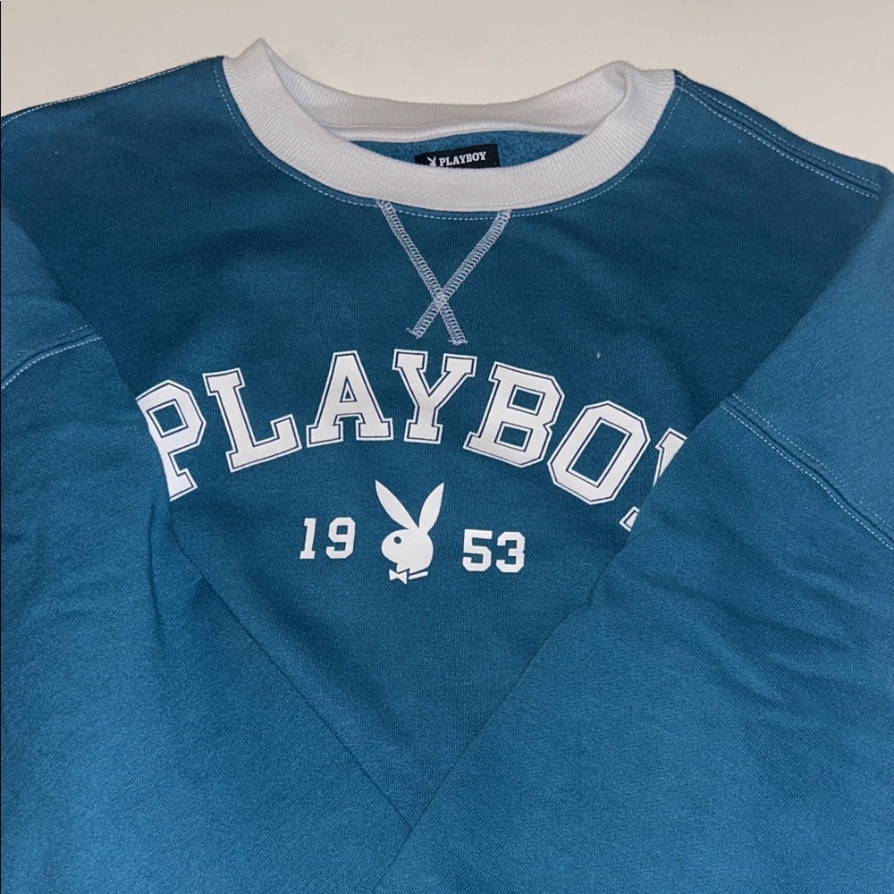 PLAYBOY Teal Sweatshirt